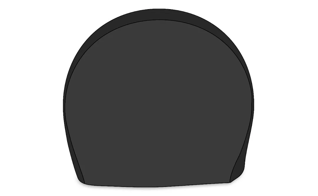 3973 – ADCO Tire Cover, Single Tire Cover Fits 27 Inch To 29 Inch Diameter Tires Slip On Black Vinyl Set Of 2